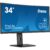 34”/86,4cm (3440×1440) iiyama XCB3494WQSN 0,4ms HDMI DisplayPort USB 3.0 Height Adj. Stand Speaker Black