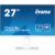 68,5cm/27″ (2560×1440) Iiyama ProLite XUB2797QSN-W1 16:9 WQHD IPS 1ms 100Hz HDMI DP USB-C Speaker Pivot Black