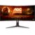 86cm/34” (3440×1440) AOC CU34G2X/BK Gaming 21:9 1ms 144Hz 2xHDMI DisplayPort VESA WQHD Black