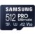 CARD 512GB Samsung PRO Ultimate microSDXC UHS-I inkl. Adapter