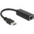 DeLock USB 3.0 > Gigabit LAN (ST-BU) Adapter Schwarz