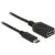 DeLock USB-C > USB 3.1 (ST-BU) Adapter Schwarz