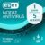 ESET NOD32 Anti-Virus – 5 User, 1 Year – ESD-DownloadESD