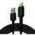 Green Cell USB-C > USB 3.0 (ST-ST) 2m Ladekabel LED Schwarz