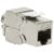 LogiLink Keystone CAT6a RJ45 Buchse STP AWG 22-26 360° Werkzeuglos