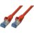 Patchkabel CAT6a RJ45 S/FTP PiMF 0,25m Rot