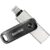 STICK 64GB USB 3.1 SanDisk iXpand Go Apple Lightning black/silver